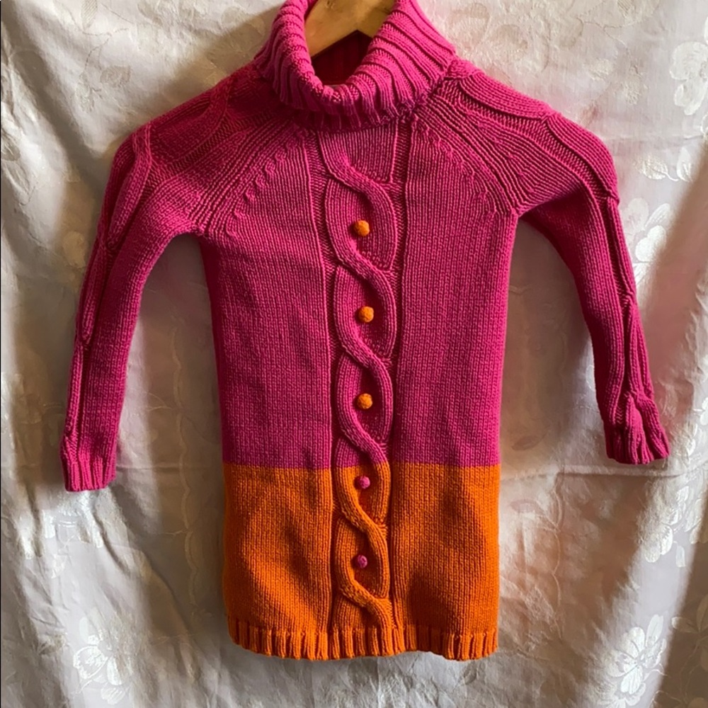 Gymboree color block sweater dress